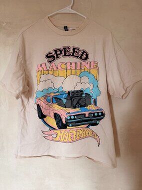 Hot Wheels Vintage Style Oversized T Shirt H&M US XS